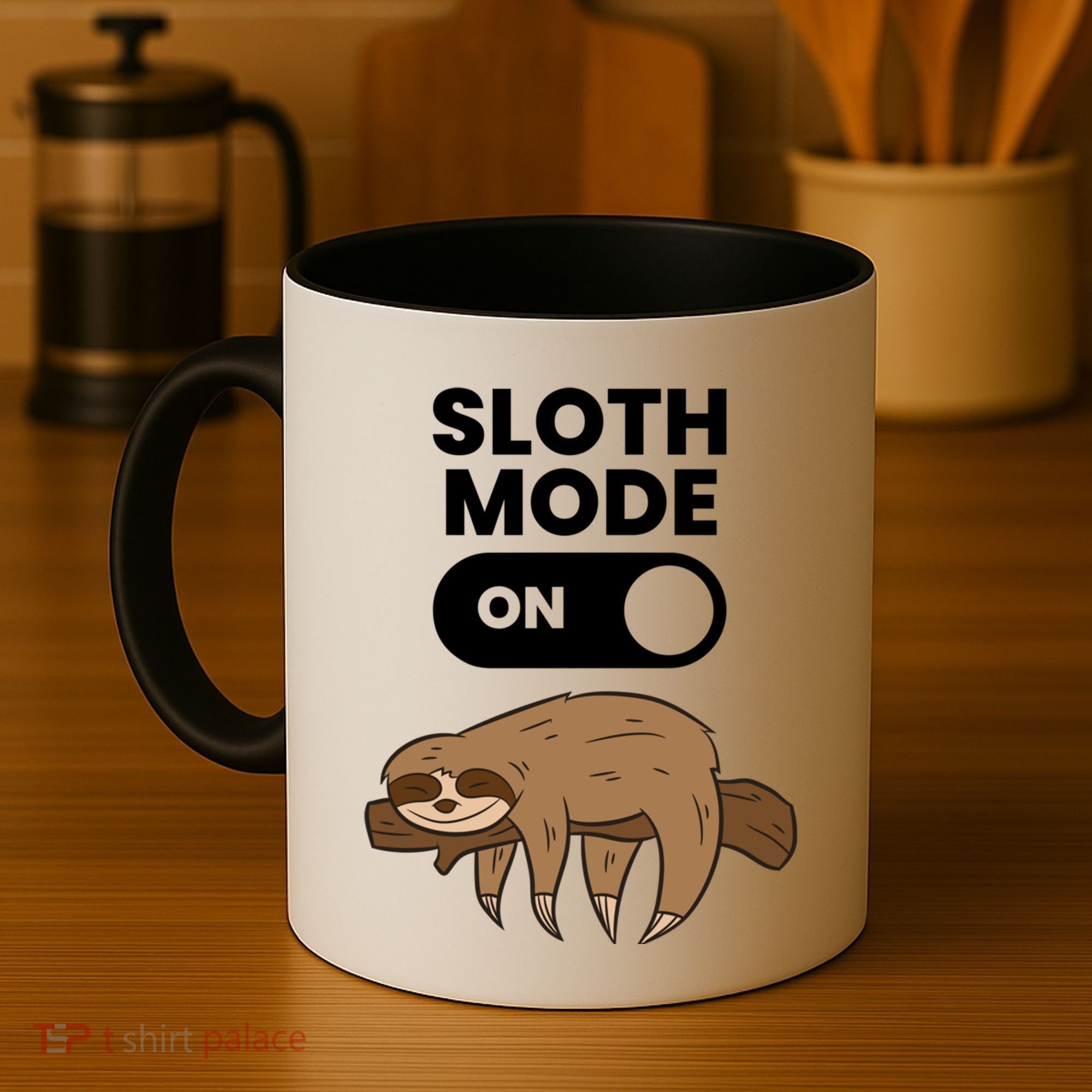 Lazy Sloth Tired Sloth Funny Sloth Mode On Gift Coffee Mug