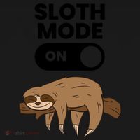 Lazy Sloth Tired Sloth Funny Sloth Mode On Gift Pajama Set thumb 2