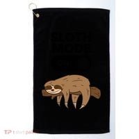 Lazy Sloth Tired Sloth Funny Sloth Mode On Gift Golf Towel thumb 0