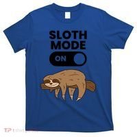 Lazy Sloth Tired Sloth Funny Sloth Mode On Gift T-Shirt thumb 0