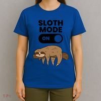 Lazy Sloth Tired Sloth Funny Sloth Mode On Gift T-Shirt thumb 4