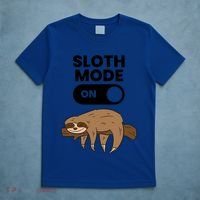 Lazy Sloth Tired Sloth Funny Sloth Mode On Gift T-Shirt thumb 5