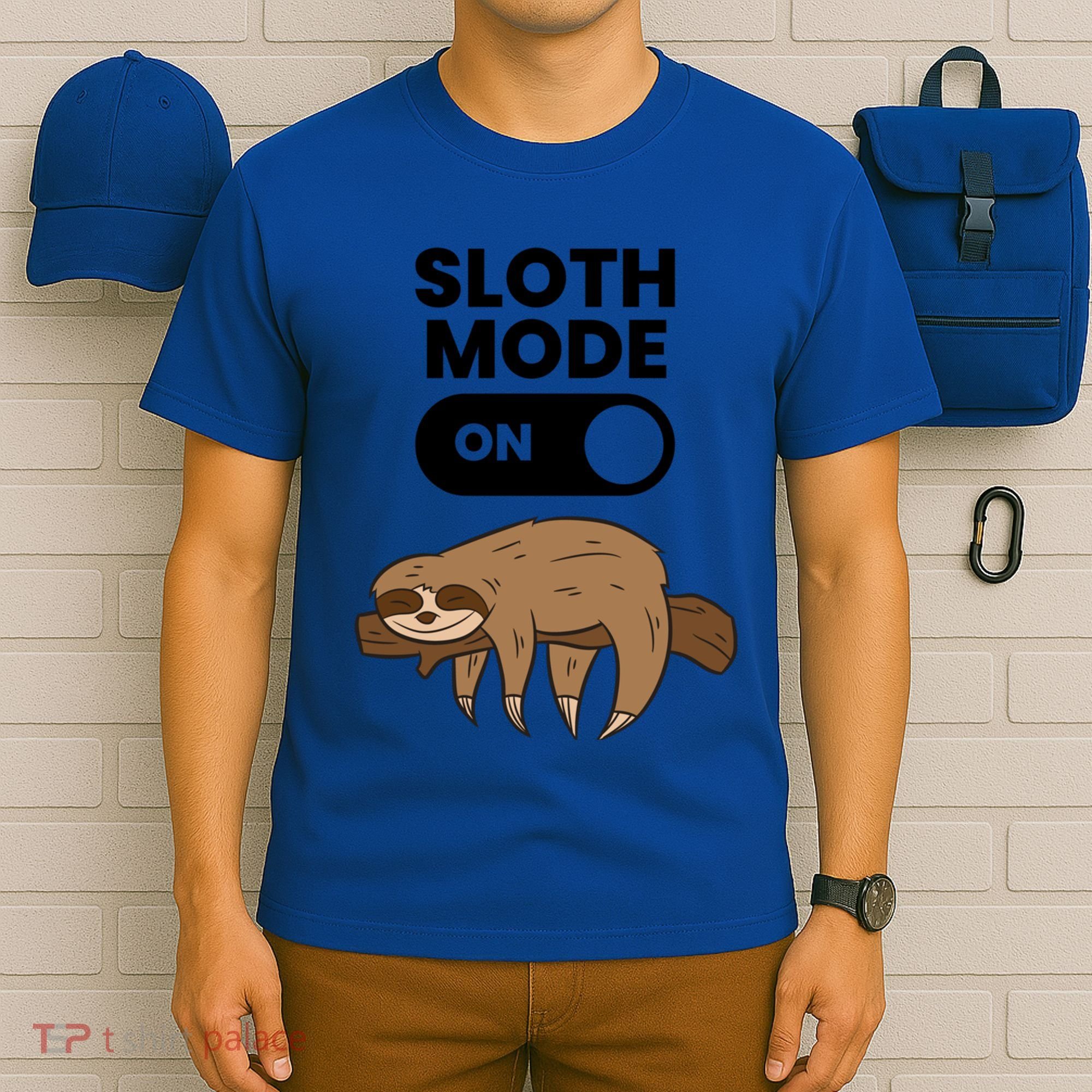 Lazy Sloth Tired Sloth Funny Sloth Mode On Gift T-Shirt