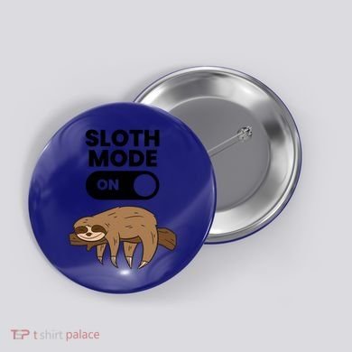Lazy Sloth Tired Sloth Funny Sloth Mode On Gift Button