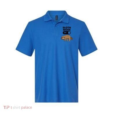 Lazy Sloth Tired Sloth Funny Sloth Mode On Gift Polo