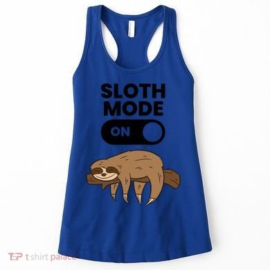 Lazy Sloth Tired Sloth Funny Sloth Mode On Gift Women's Tank Top