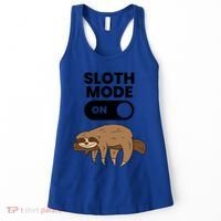 Lazy Sloth Tired Sloth Funny Sloth Mode On Gift Women's Tank Top thumb 0
