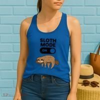Lazy Sloth Tired Sloth Funny Sloth Mode On Gift Women's Tank Top thumb 2
