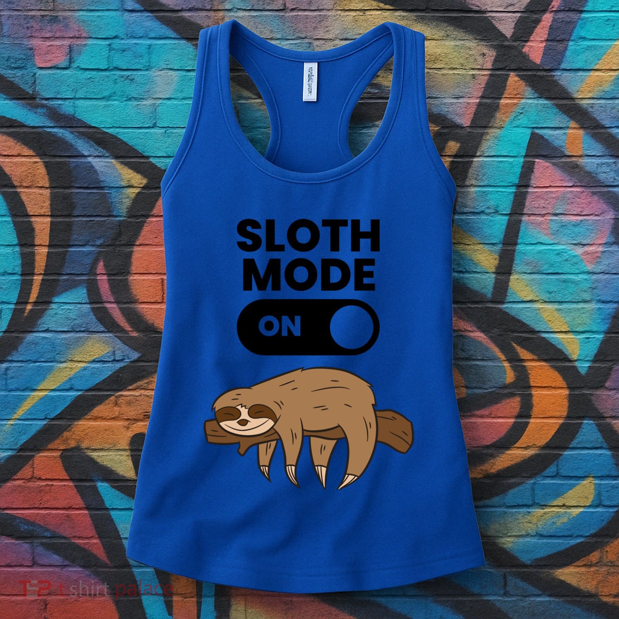 Lazy Sloth Tired Sloth Funny Sloth Mode On Gift Women's Tank Top