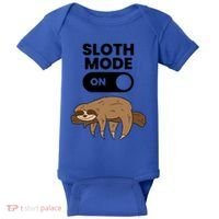 Lazy Sloth Tired Sloth Funny Sloth Mode On Gift Baby Bodysuit thumb 0