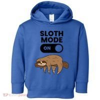 Lazy Sloth Tired Sloth Funny Sloth Mode On Gift Toddler Hoodie thumb 0