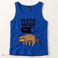 Lazy Sloth Tired Sloth Funny Sloth Mode On Gift Tank Top thumb 2