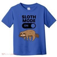 Lazy Sloth Tired Sloth Funny Sloth Mode On Gift Toddler T-Shirt thumb 0