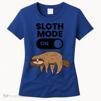 Lazy Sloth Tired Sloth Funny Sloth Mode On Gift Women's T-Shirt
