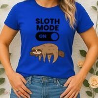 Lazy Sloth Tired Sloth Funny Sloth Mode On Gift Women's T-Shirt thumb 2