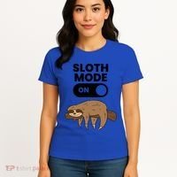 Lazy Sloth Tired Sloth Funny Sloth Mode On Gift Women's T-Shirt thumb 4