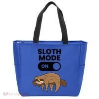 Lazy Sloth Tired Sloth Funny Sloth Mode On Gift Tote Bag thumb 0