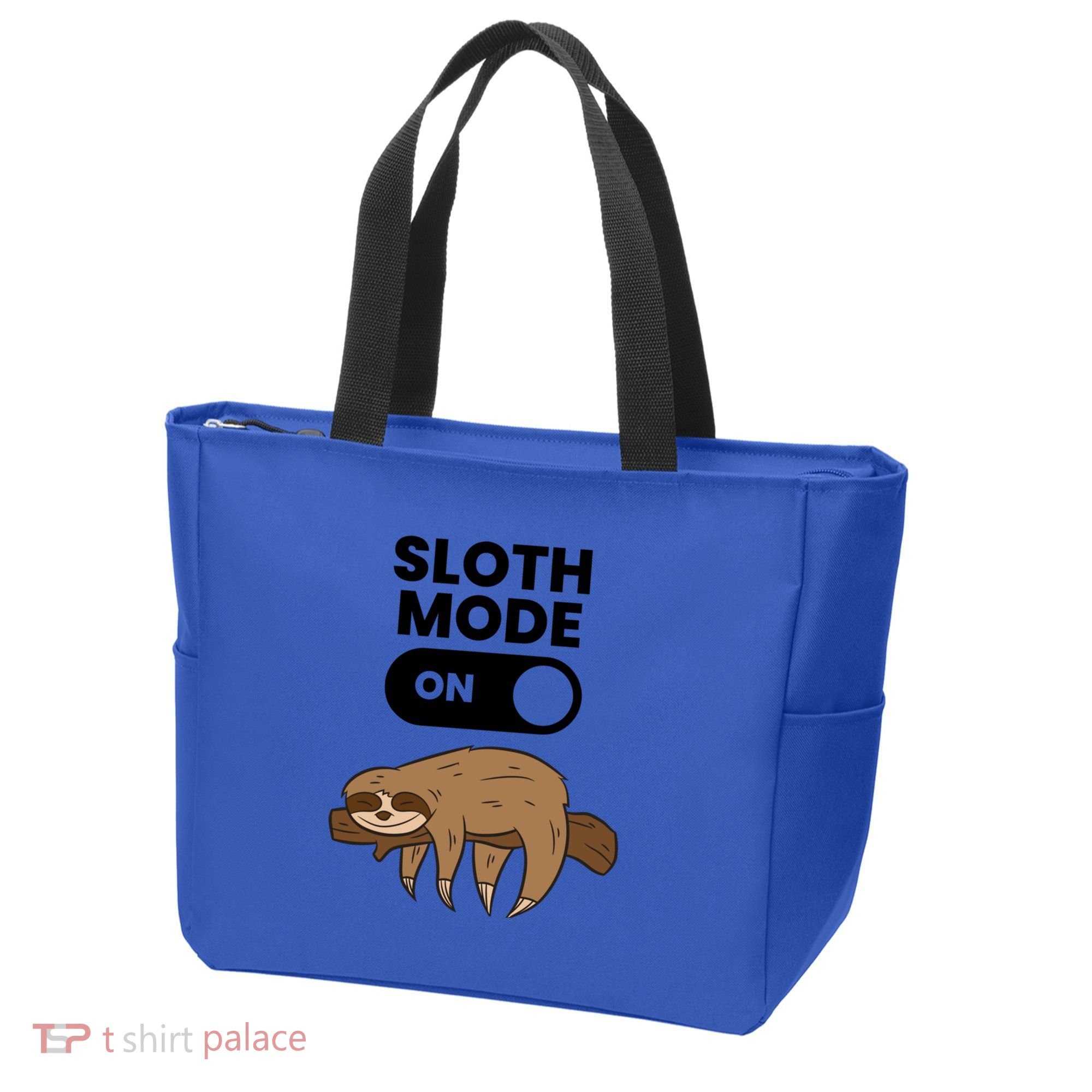 Lazy Sloth Tired Sloth Funny Sloth Mode On Gift Tote Bag