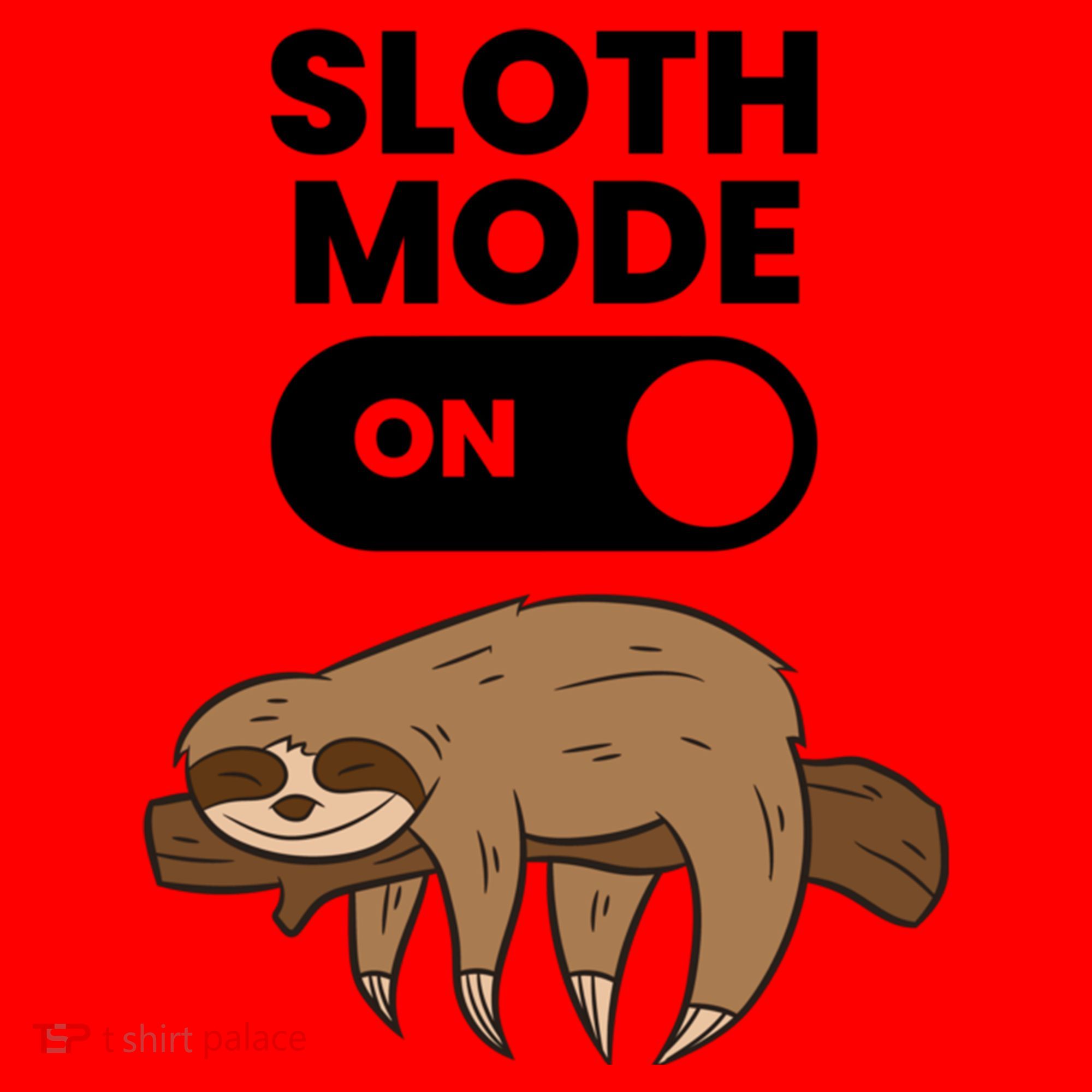 Lazy Sloth Tired Sloth Funny Sloth Mode On Gift Santa Hat