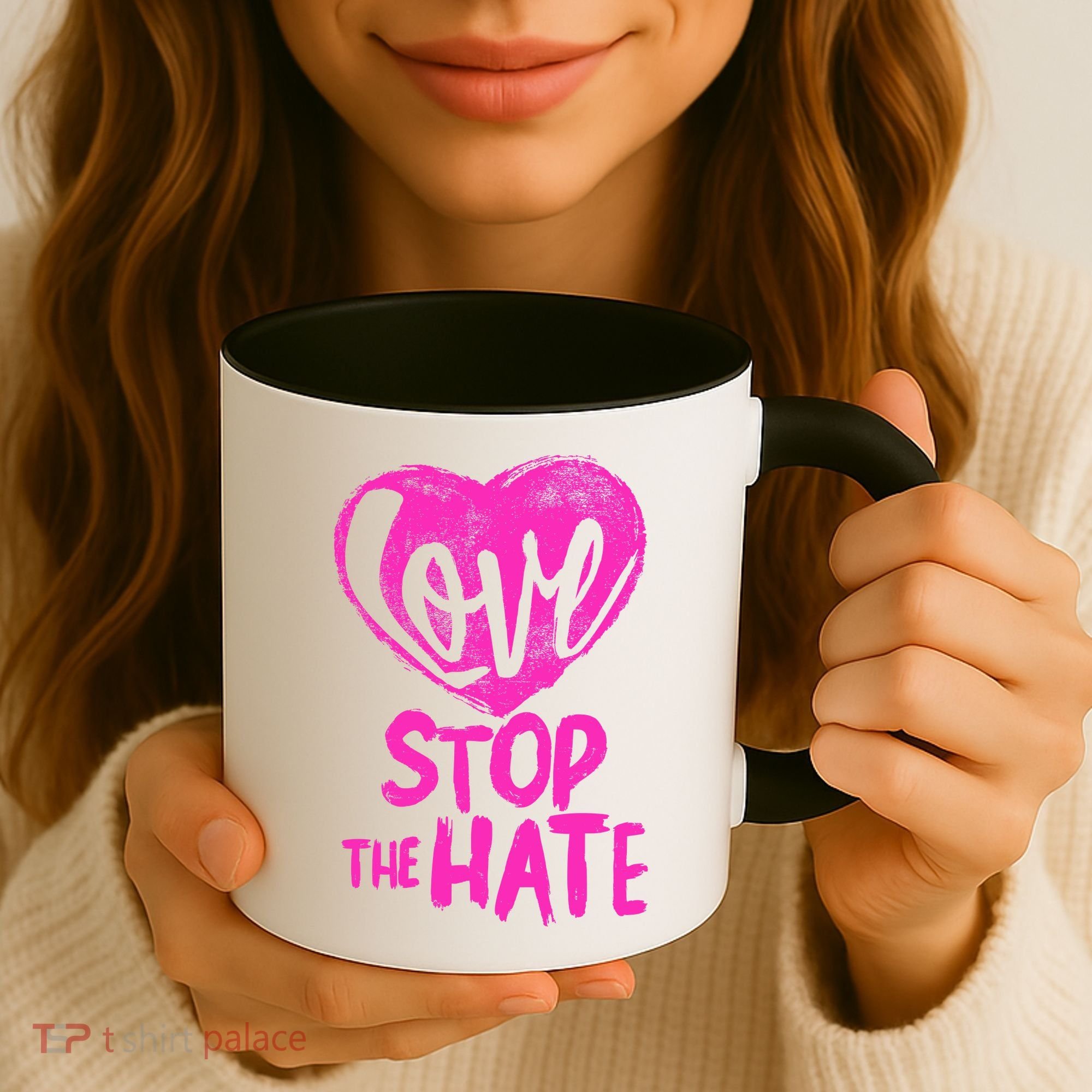 Love Stop The Hate Coffee Mug