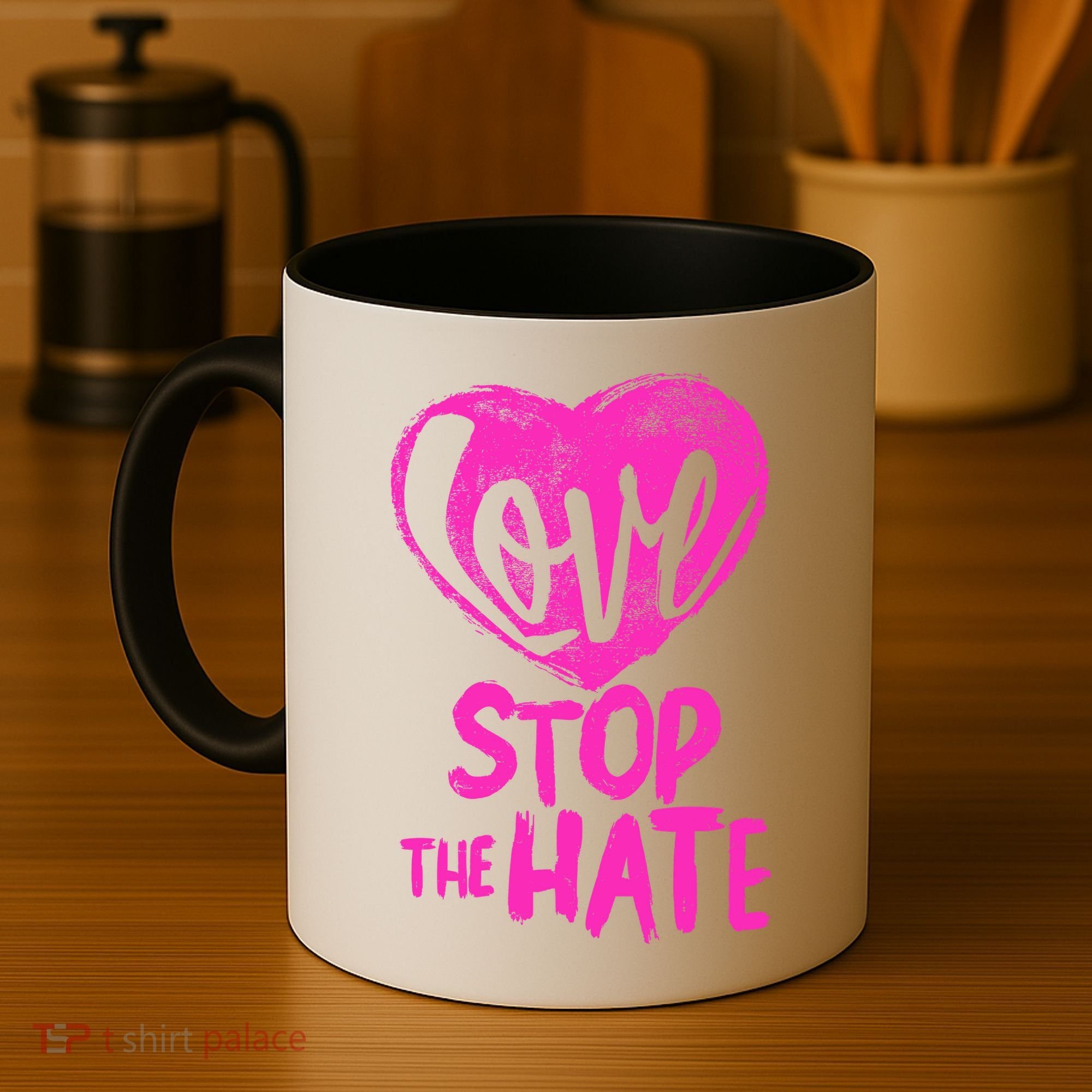 Love Stop The Hate Coffee Mug