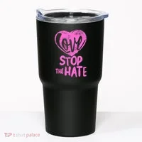 Love Stop The Hate Tumbler thumb 0