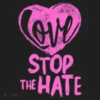 Love Stop The Hate Tumbler thumb 3