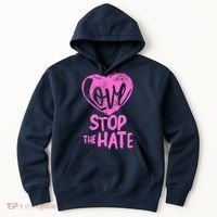 Love Stop The Hate Hoodie thumb 0