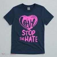 Love Stop The Hate T-Shirt thumb 5