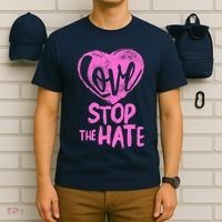 Love Stop The Hate T-Shirt thumb 6