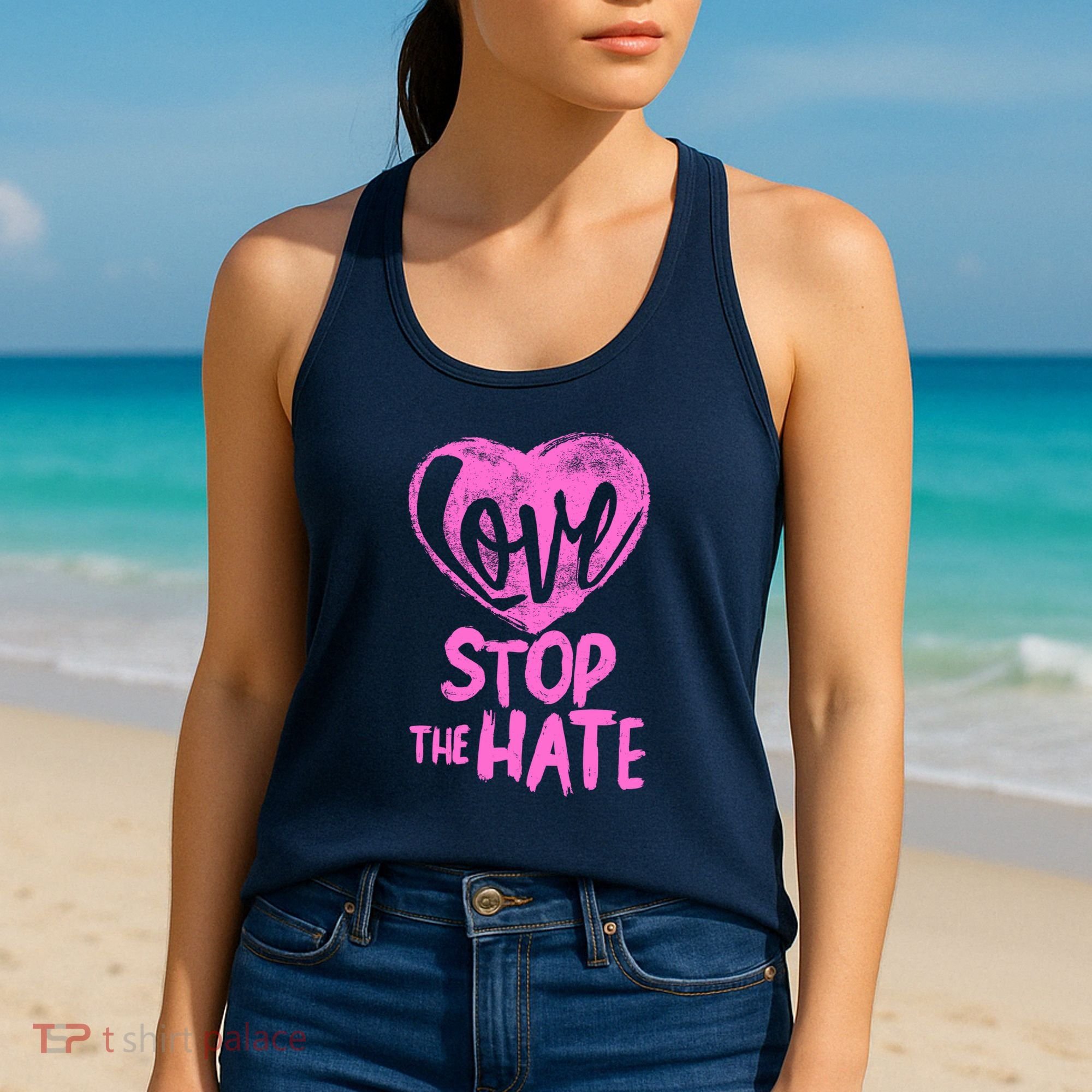 Love Stop The Hate Women's Tank Top