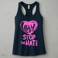 Love Stop The Hate Women's Tank Top thumb 3