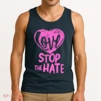 Love Stop The Hate Tank Top thumb 3