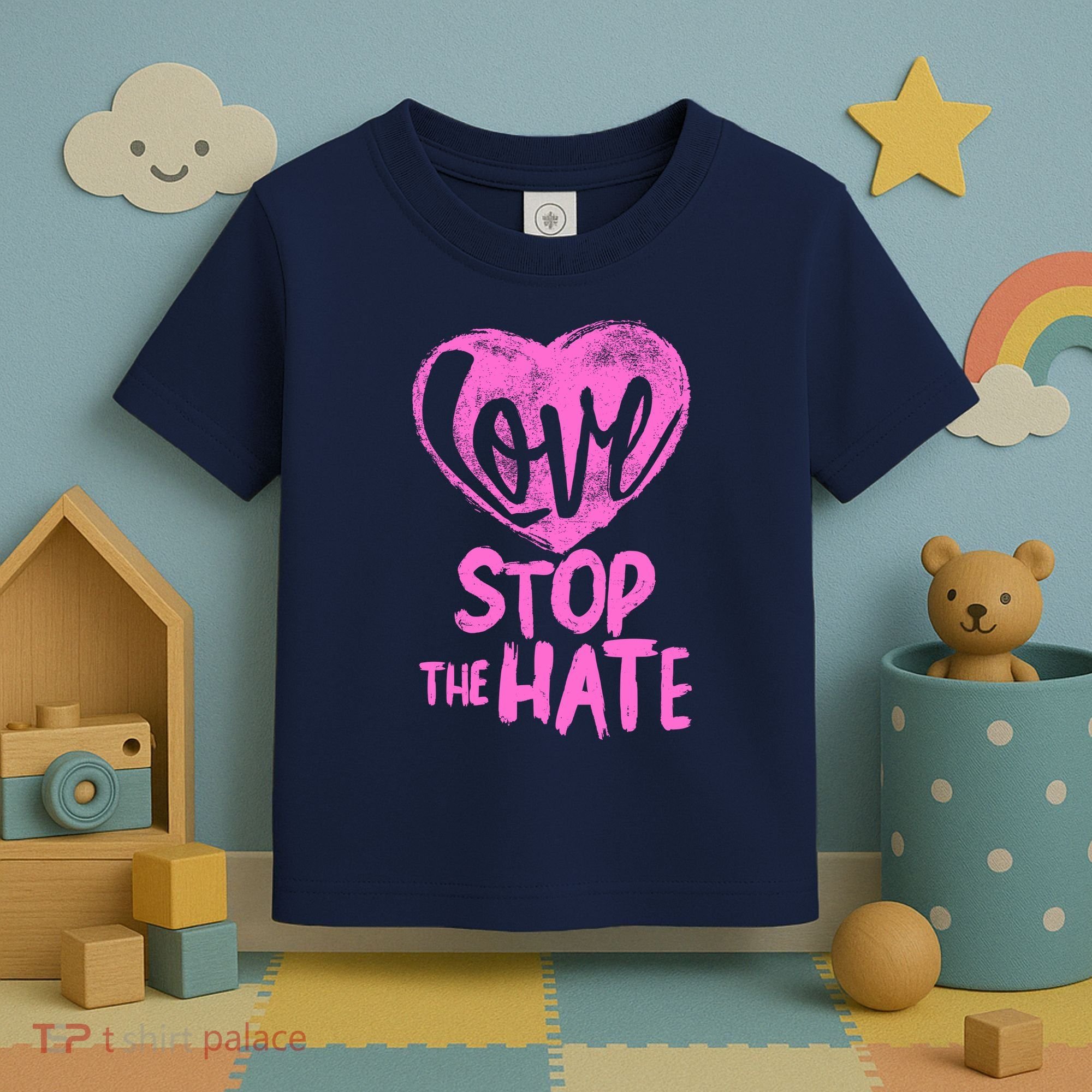 Love Stop The Hate Toddler T-Shirt