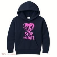 Love Stop The Hate Kids Hoodie thumb 0