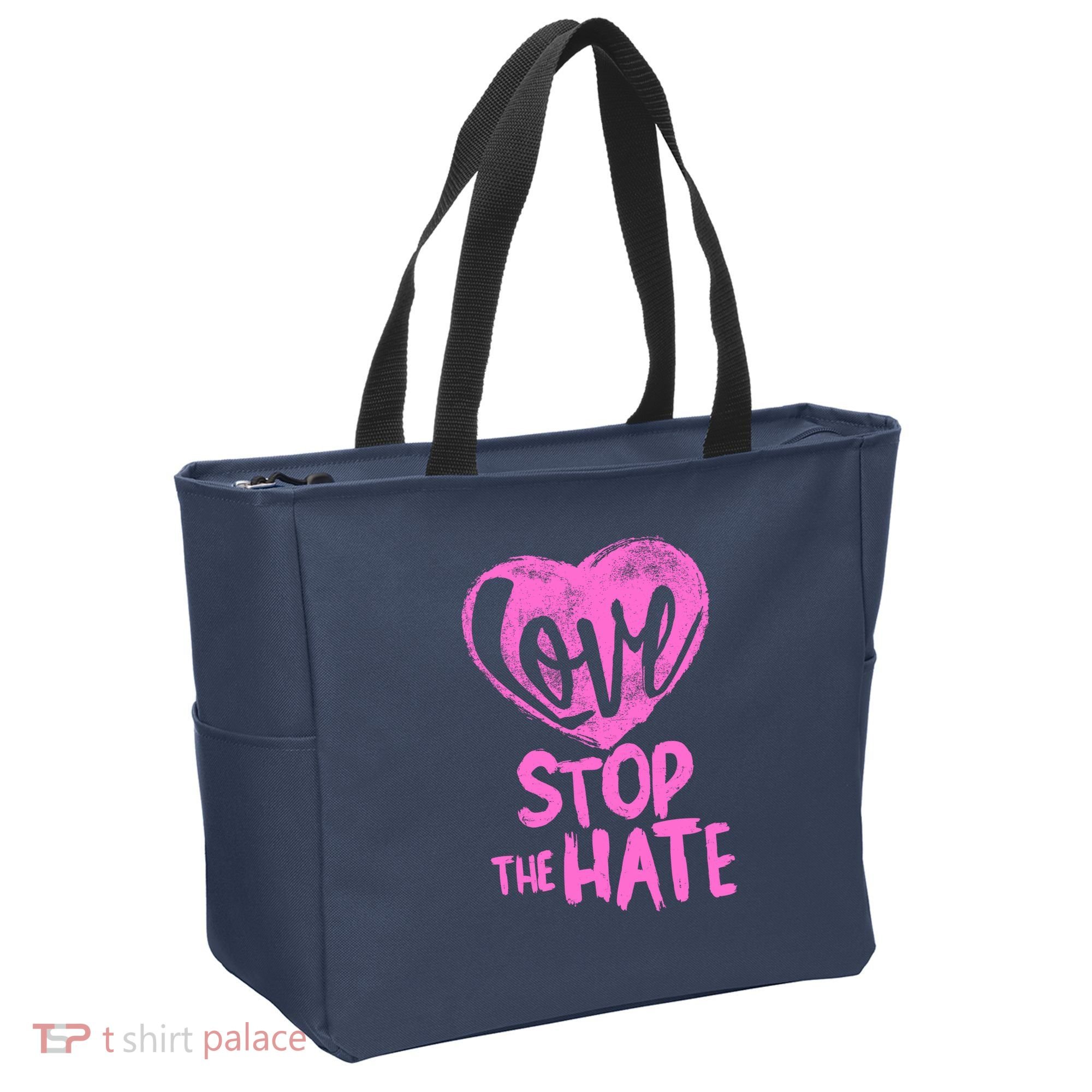 Love Stop The Hate Tote Bag