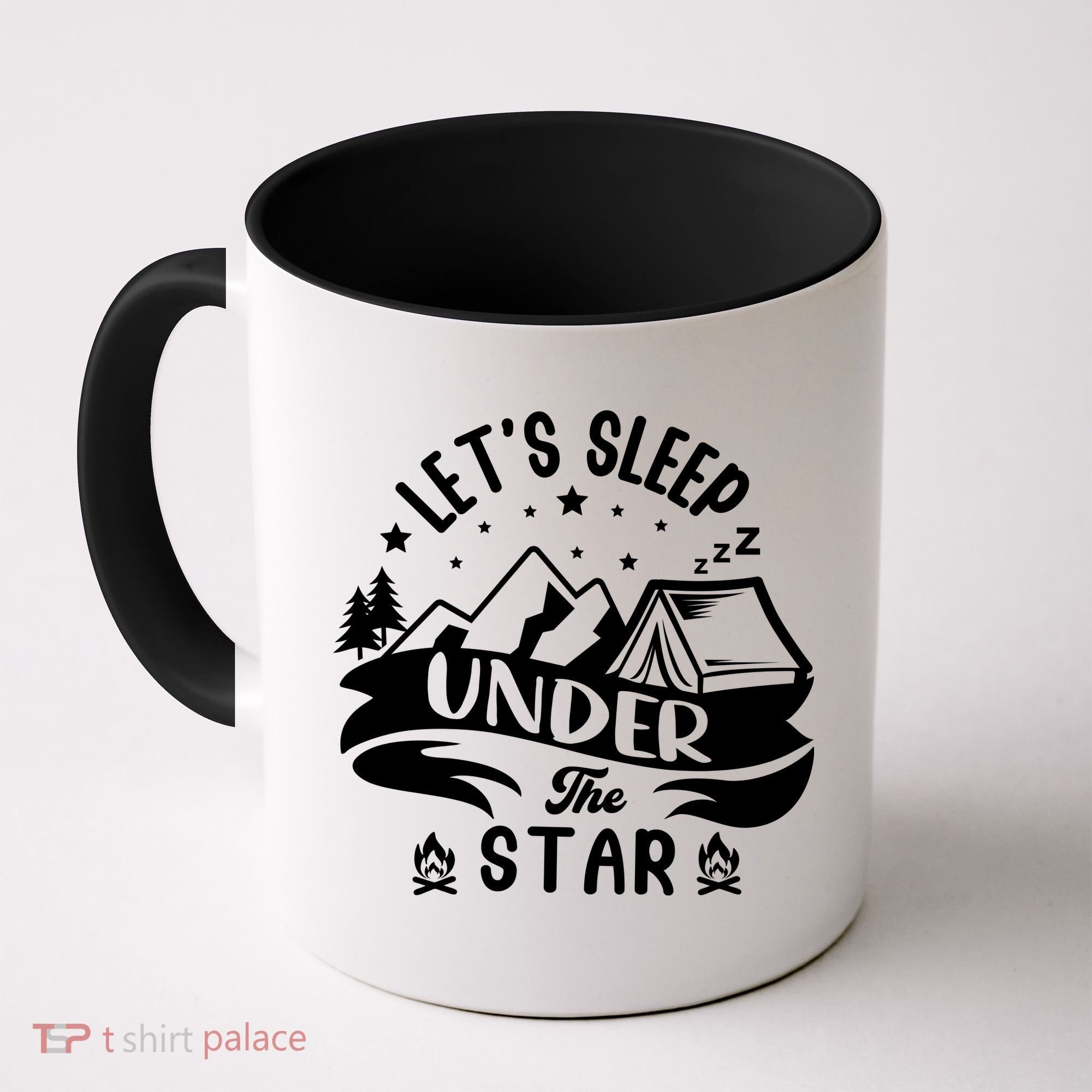 Lets Sleep Under The Stars Camping Coffee Mug