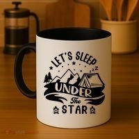 Lets Sleep Under The Stars Camping Coffee Mug thumb 4