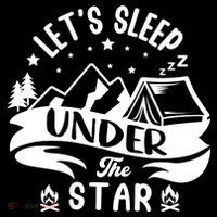 Lets Sleep Under The Stars Camping Ornament thumb 1