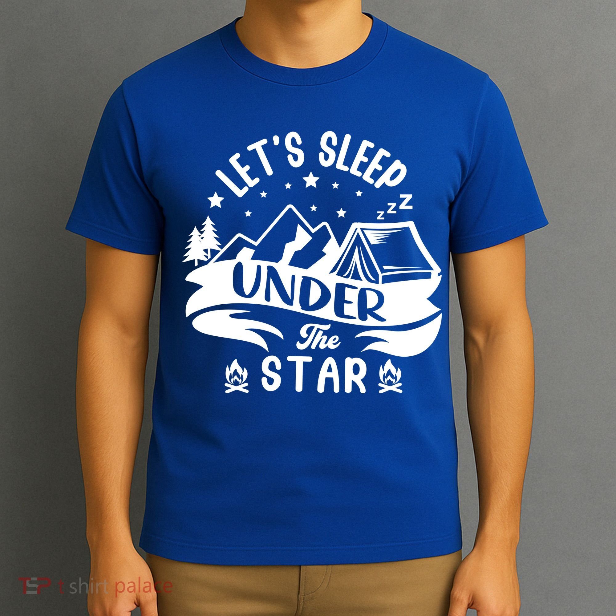 Lets Sleep Under The Stars Camping T-Shirt