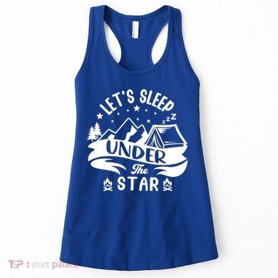 Lets Sleep Under The Stars Camping Women's Tank Top