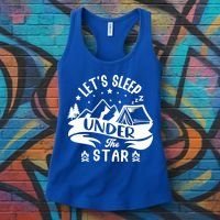 Lets Sleep Under The Stars Camping Women's Tank Top thumb 3