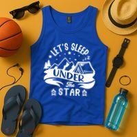 Lets Sleep Under The Stars Camping Tank Top thumb 4