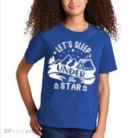Lets Sleep Under The Stars Camping Kids T-Shirt thumb 2