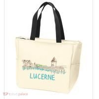Lucerne Switzerland Unique Hand Drawn Art Gift Women Tote Bag thumb 3