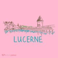 Lucerne Switzerland Unique Hand Drawn Art Gift Women Coaster thumb 2
