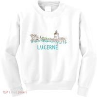 Lucerne Switzerland Unique Hand Drawn Art Gift Women Kids Sweatshirt thumb 0