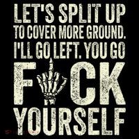 Lets Split Up To Cover More Ground Ill Go Left Women's Hoodie thumb 2