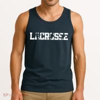Lacrosse Stick Vintage Retro Gift Tank Top thumb 3