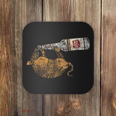 Lone Star Vintage Style Texas Armadillo Coaster